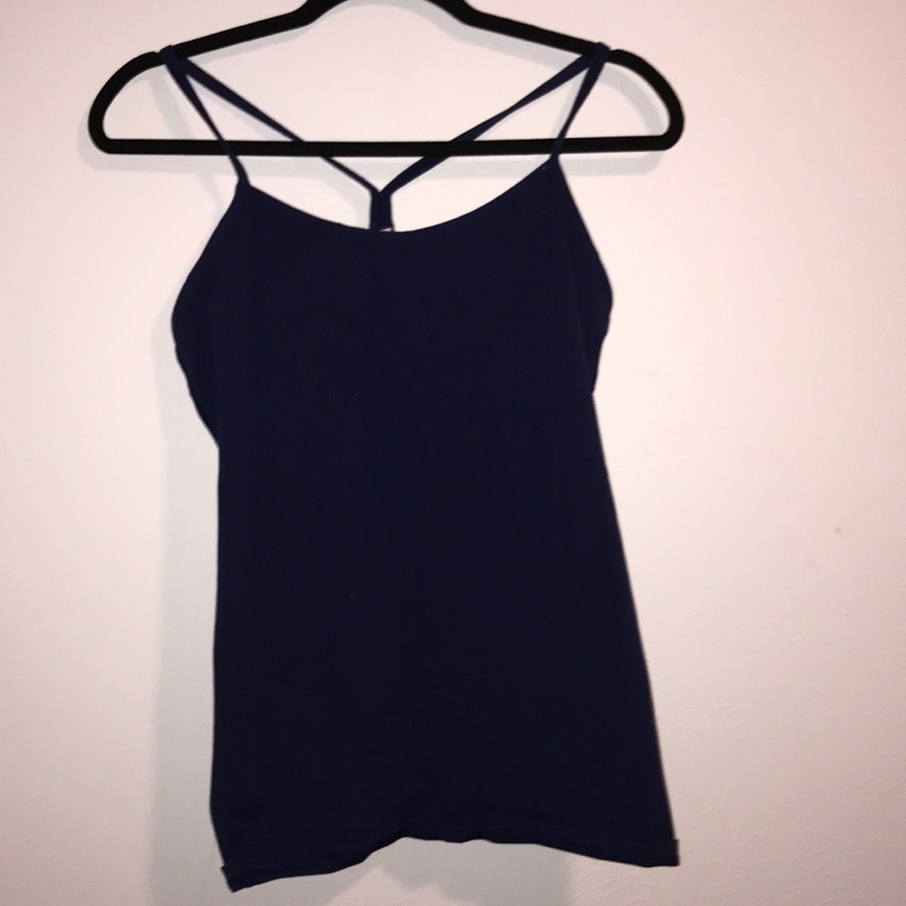 Navy blue Lululemon tank top